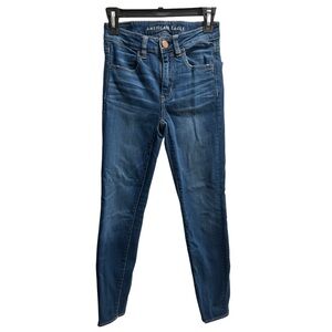 American Eagle Hi-Rise Supper Stretch Jegging Crop‎ Sz. 2